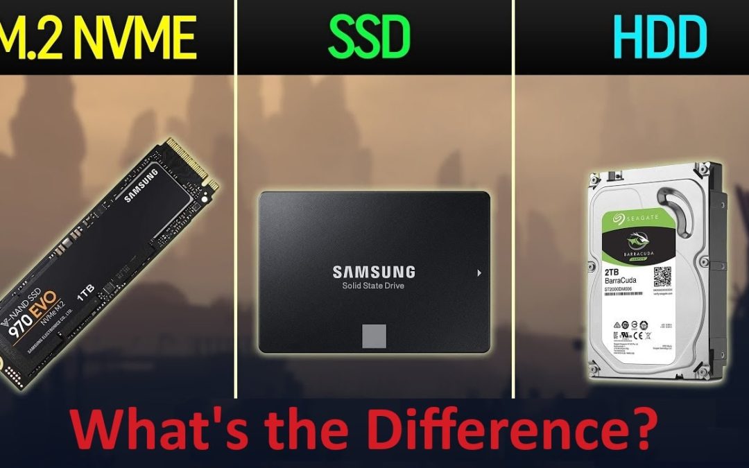 Speed and Responsiveness: NVMe SSD vs. SATA SSD vs. HDD